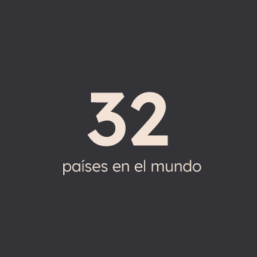 Icône "28 pays dans le monde" pour la page Qui sommes nous?